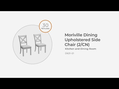 Moriville - Dining UPH Side Chair (Set of 2) - Beige