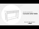 Freedan - Console Sofa Table - Grayish Brown
