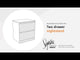 Onita - Two Drawer Night Stand