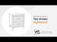 Battelle - Two Drawer Night Stand - Tan