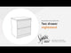 Onita - Two Drawer Night Stand