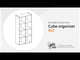 Piperton - Cube Organizer - Wood