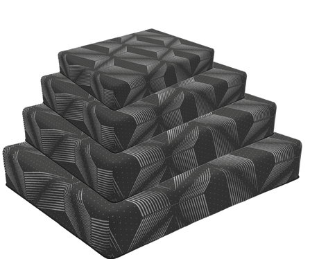 Phoenix 14 inch Gel Foam Queen size mattress with foundation by Bel O Pedic | Bel Furniture