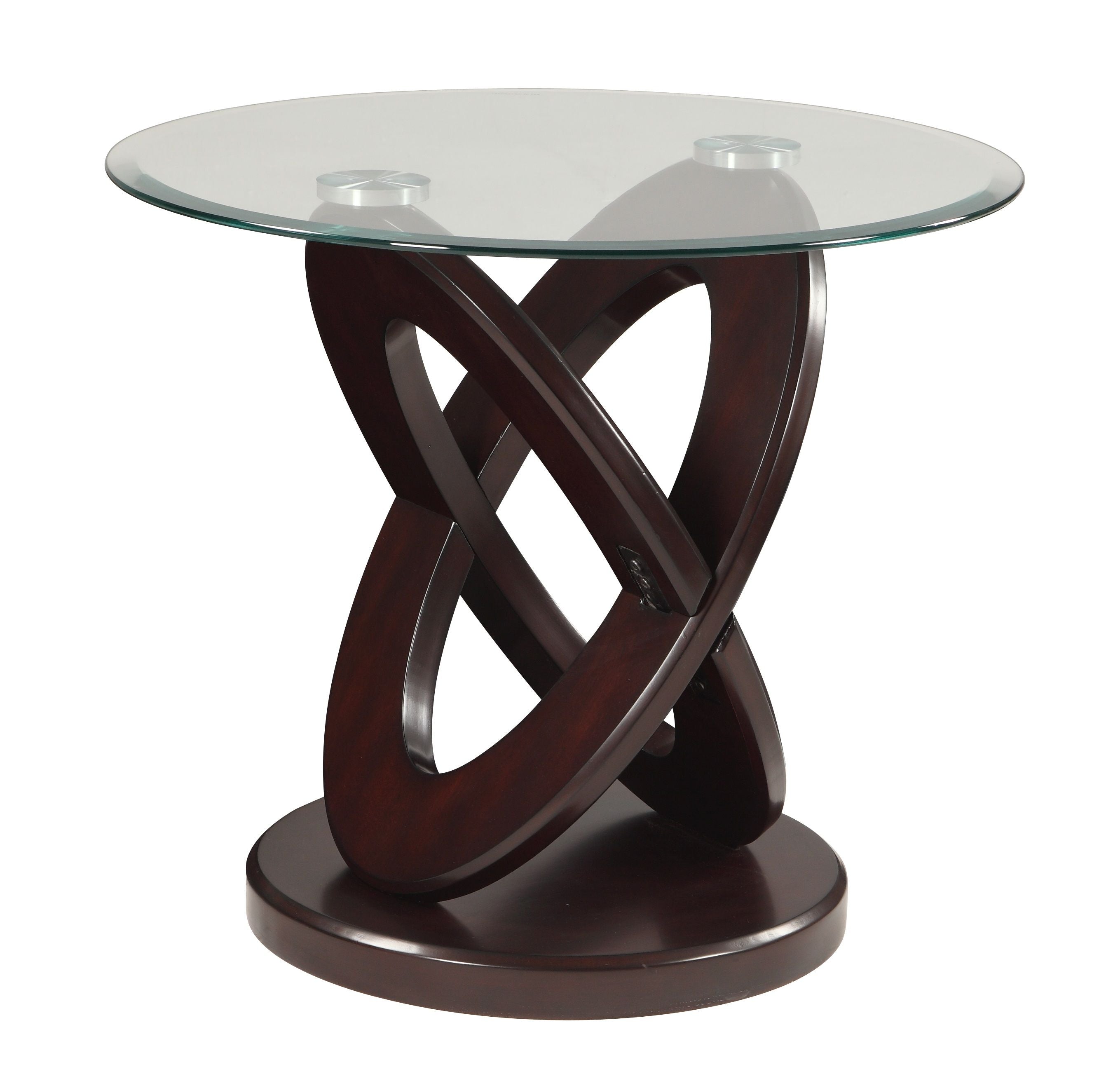 Cyclone - End Table Base - Brown