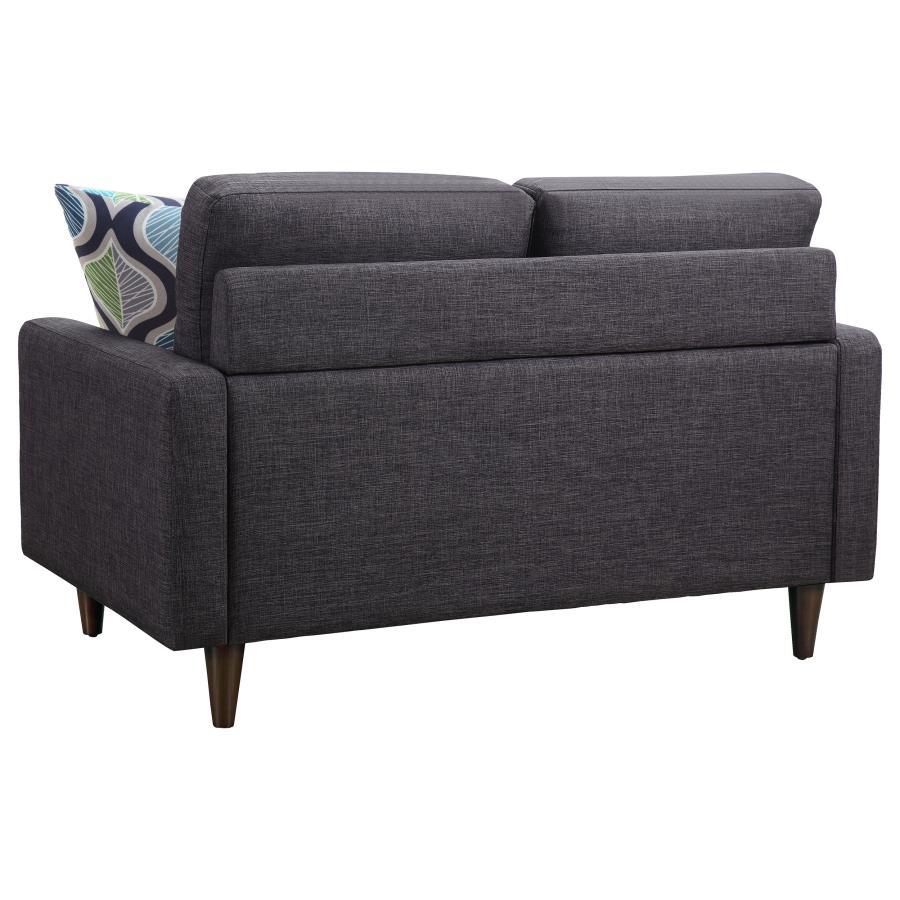 Watsonville - Tufted Back Loveseat - Gray