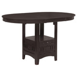Lavon - Oval Extension Counter Dining Table - Espresso by CoasterEveryday | Bel Furniture