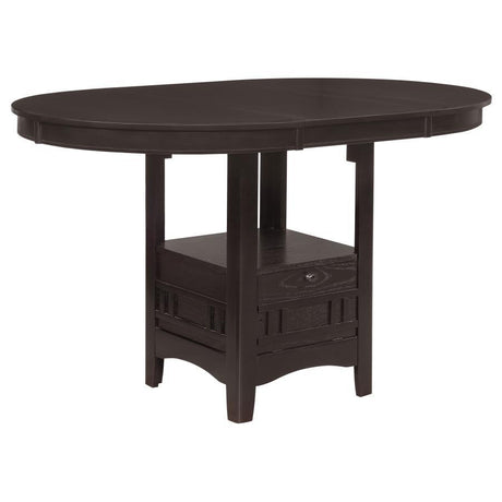 Lavon - Oval Extension Counter Dining Table - Espresso by CoasterEveryday | Bel Furniture
