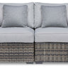 Harbor Court - Corner With Cushion Gray 2 Pieces by Signature Design by Ashley® | Bel Furniture