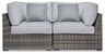 Harbor Court - Corner With Cushion Gray 2 Pieces by Signature Design by Ashley® | Bel Furniture