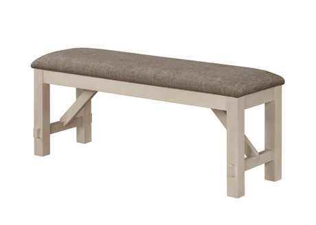 Maribelle - Bench White by Crown Mark | Bel Furniture