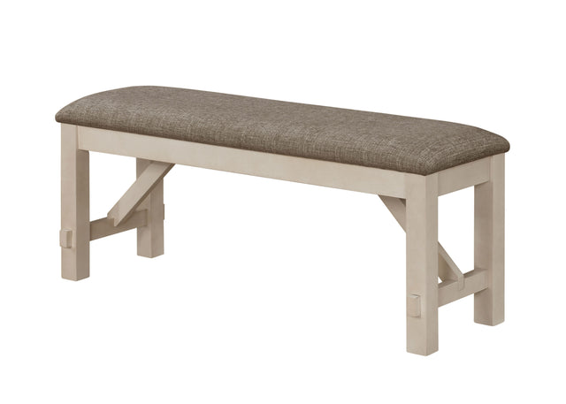 Maribelle - Bench White by Crown Mark | Bel Furniture