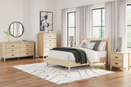 Cabinella - Platform Bedroom Set Beige by Signature Design by Ashley® | Bel Furniture