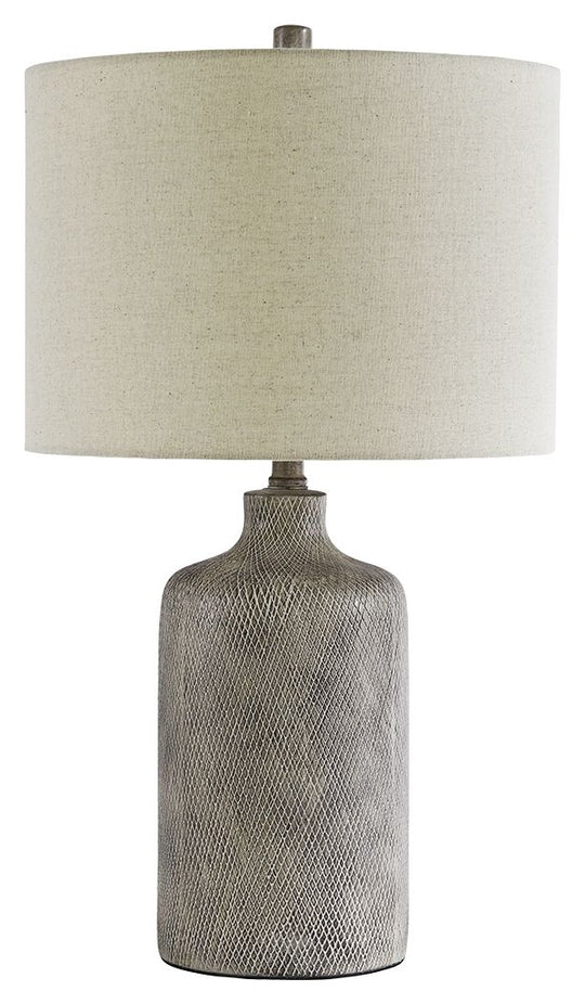 Linus - Antique Black - Ceramic Table Lamp by Signature Design by Ashley® | Bel Furniture