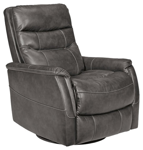 Riptyme - Quarry - Swivel Glider Recliner by Signature Design by Ashley® | Bel Furniture