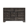 Jaymes - Dresser, Mirror Dark Gray Dressers by Crown Mark | Bel Furniture