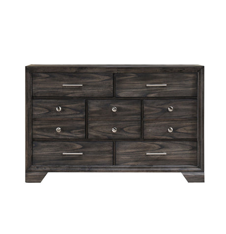 Jaymes - Dresser, Mirror Dark Gray Dressers by Crown Mark | Bel Furniture