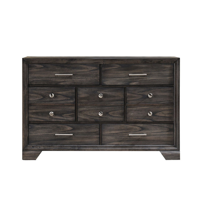 Jaymes - Dresser, Mirror Dark Gray Dressers by Crown Mark | Bel Furniture