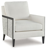 Ardenworth - Black / Ivory - Accent Chair by Signature Design by Ashley® | Bel Furniture