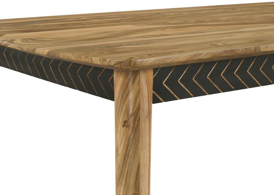 Partridge - Rectangular Counter Height Table - Natural Sheesham