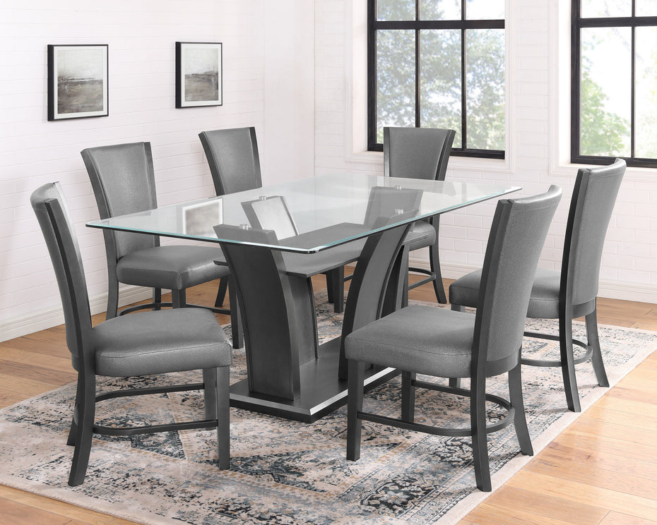 Camelia - Dining Table Base - Gray