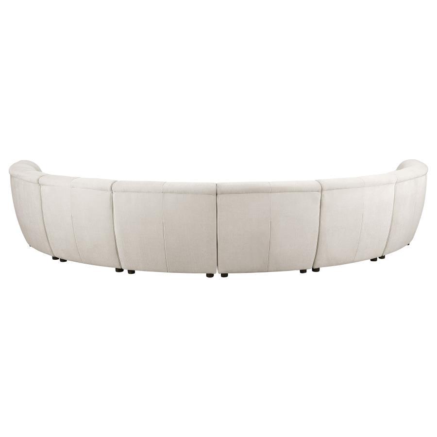 Charlotte - Upholstered Curved Modular Sectional Sofa