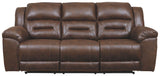 Stoneland - Power Reclining Sofa Dark Brown by Signature Design by Ashley® | Bel Furniture