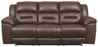 Stoneland - Power Reclining Sofa Dark Brown by Signature Design by Ashley® | Bel Furniture