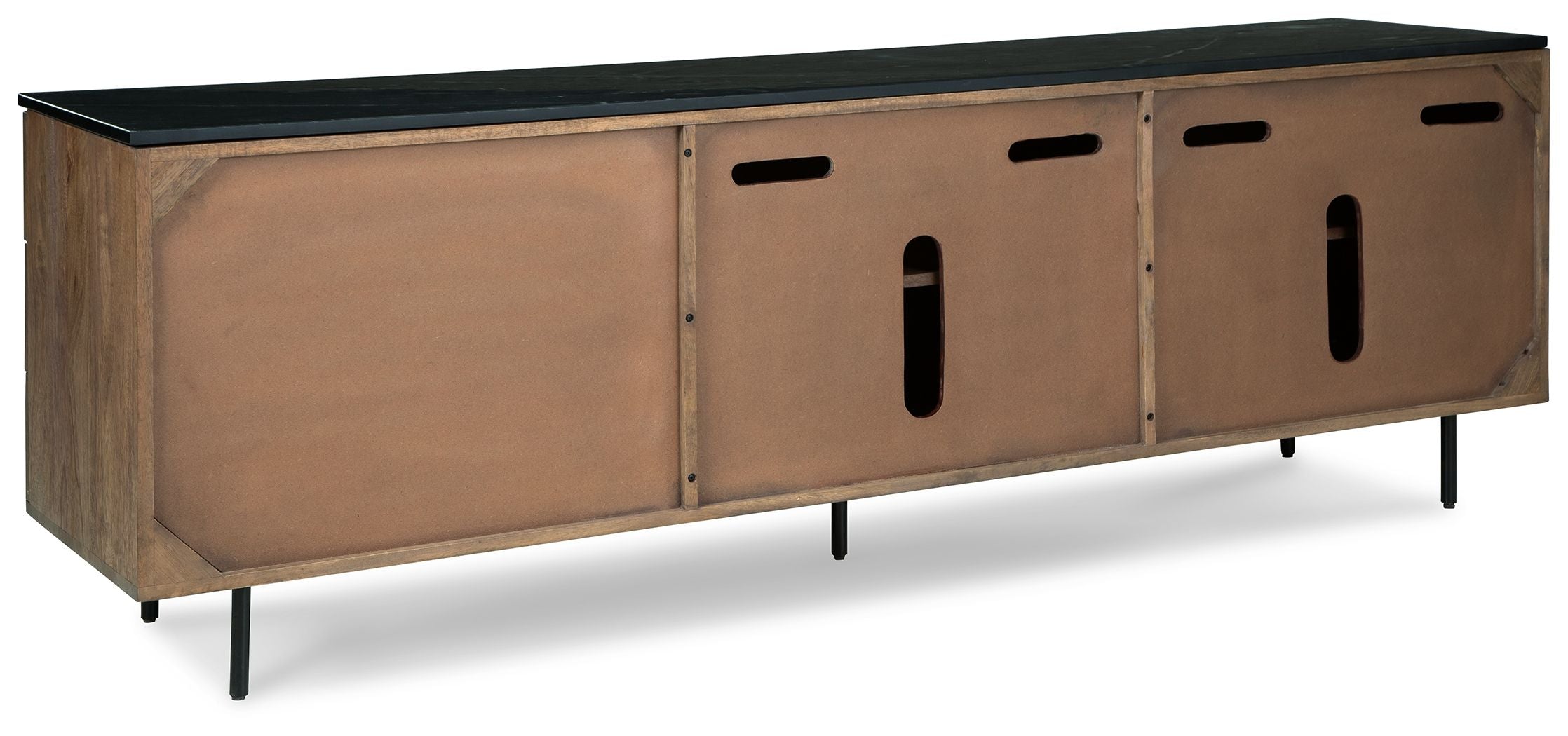 Barnford - Brown / Black - Accent Cabinet