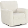 Herstow - Swivel Glider Accent Chair White by Signature Design by Ashley® | Bel Furniture