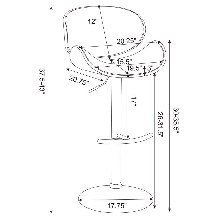 Harris - Adjustable Bar Stool