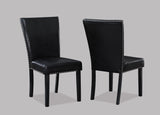 Tanner - Side Chair (Set of 2) - Black by Crown Mark | Bel Furniture