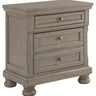 Lettner - Night Stand Gray 2 Drawers by Signature Design by Ashley® | Bel Furniture
