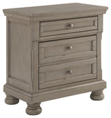 Lettner - Night Stand Gray 2 Drawers by Signature Design by Ashley® | Bel Furniture