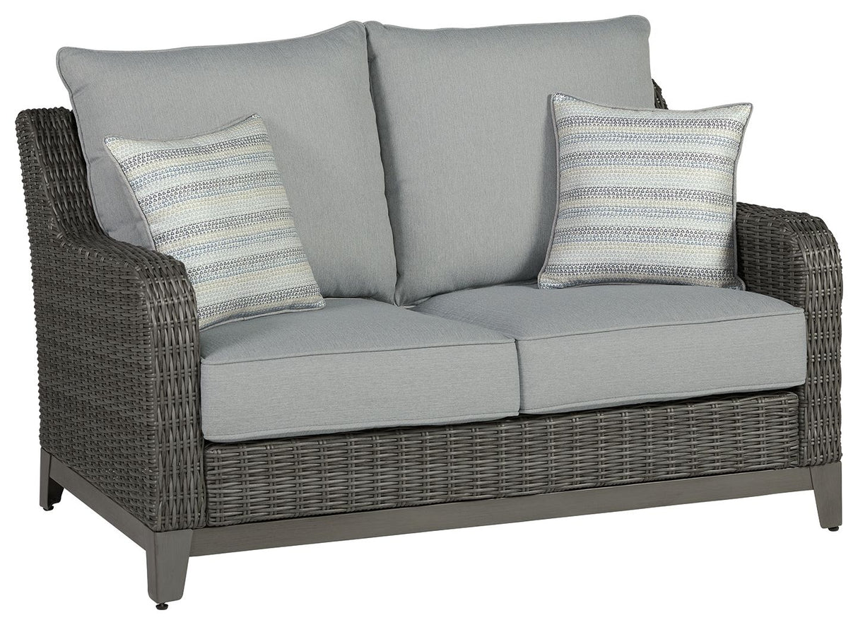 Elite Park - Gray - Loveseat w/Cushion by Signature Design by Ashley® | Bel Furniture