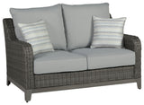 Elite Park - Gray - Loveseat w/Cushion by Signature Design by Ashley® | Bel Furniture