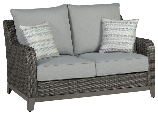 Elite Park - Gray - Loveseat w/Cushion by Signature Design by Ashley® | Bel Furniture