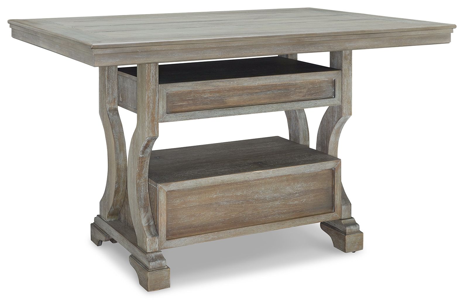 Moreshire - Bisque - Rectangular Dining Room Counter Table