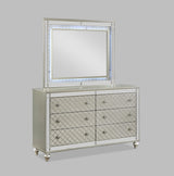 Cristian - Dresser, Mirror Beige by Crown Mark | Bel Furniture