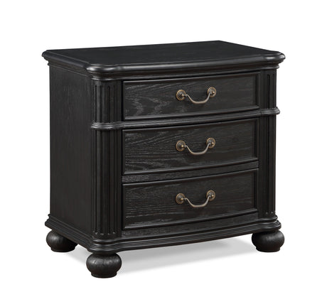 Kingsbury - Nightstand - Black by Crown Mark | Bel Furniture