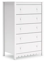Hallityn - White - Five Drawer Chest by Signature Design by Ashley® | Bel Furniture