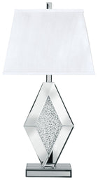 Prunella - Mirror Table Lamp  - Silver Finish