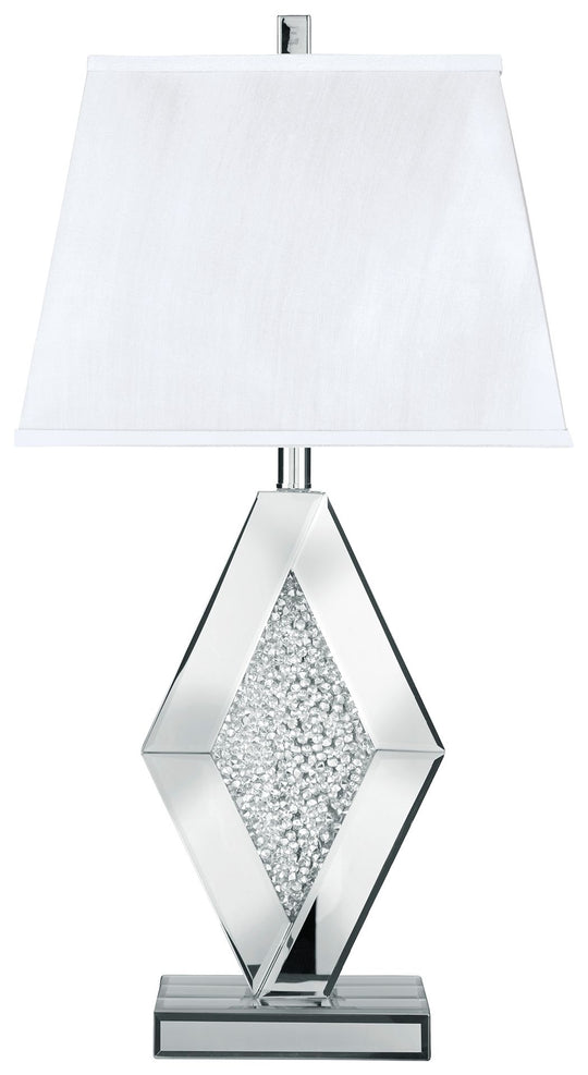Prunella - Silver Finish - Mirror Table Lamp by Signature Design by Ashley® | Bel Furniture