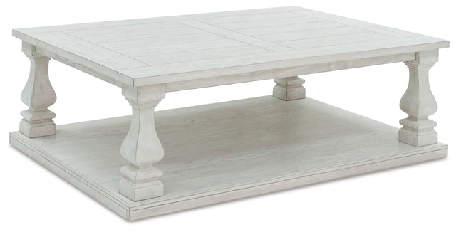 Arlendyne - Antique White - Rectangular Cocktail Table by Signature Design by Ashley® | Bel Furniture