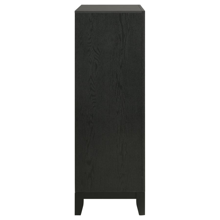 Valencia - 5-Drawer Bedroom Chest - Black