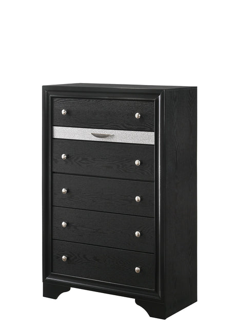 Regata - Accent Chest Black by Crown Mark | Bel Furniture