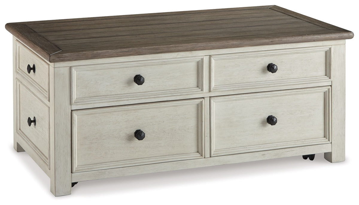 Bolanburg - White / Brown / Beige - Lift Top Cocktail Table by Signature Design by Ashley® | Bel Furniture