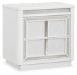 Chalanna - White - Two Drawer Night Stand by Signature Design by Ashley® | Bel Furniture