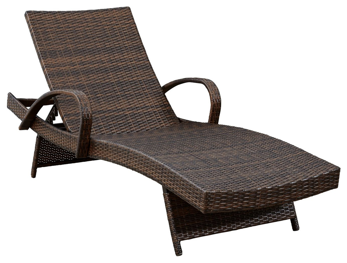 Kantana - Chaise Lounge Dark Brown 2 Pieces by Signature Design by Ashley® | Bel Furniture