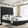 Chantilly - Upholstered Bed Black by Crown Mark | Bel Furniture