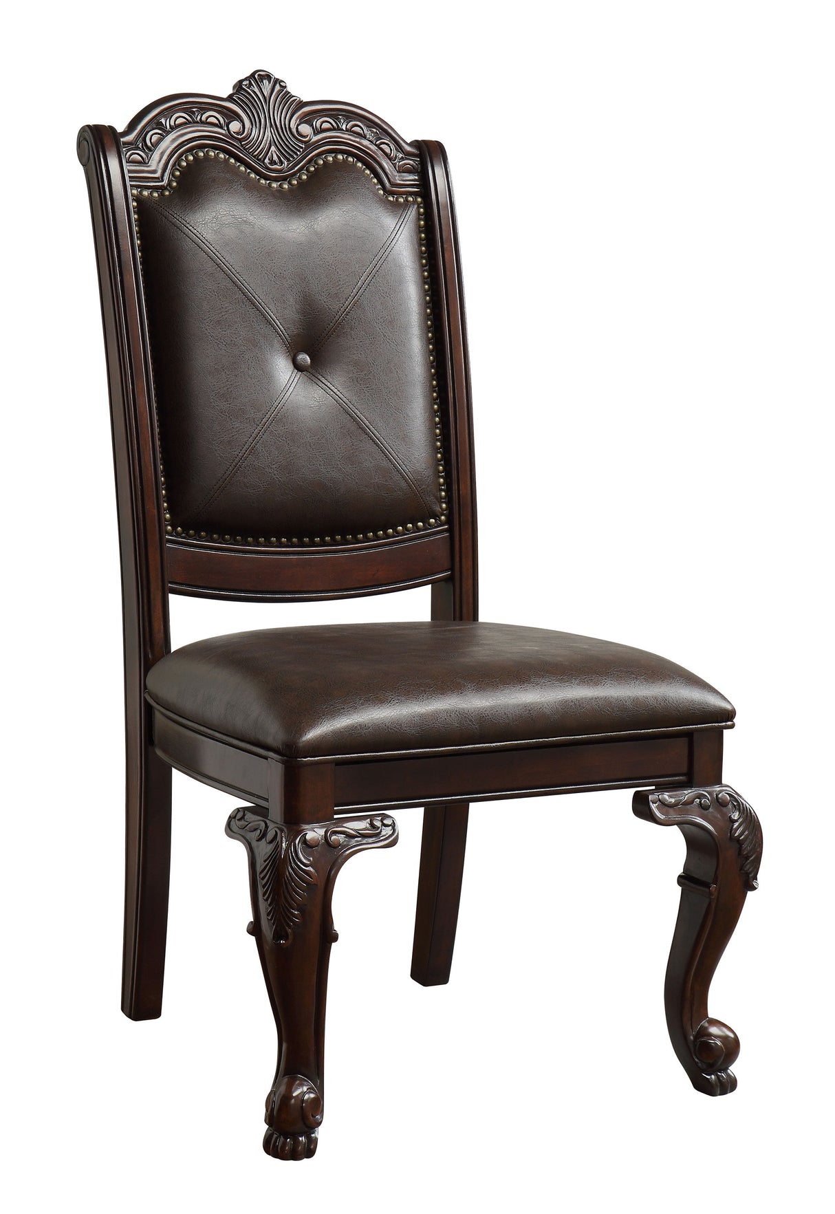 Kiera - Side Chair Dark Brown by Crown Mark | Bel Furniture